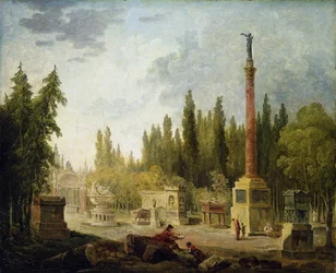 De tuin van het Musee des Monuments Francais, 1795-1808